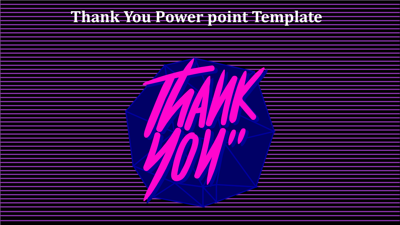Free - The Best Thank You PowerPoint Template For Presentation